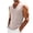 Khaki A2, variant on Antinious Men Solid Knit Sweater V-Neck Sleeveless Loose Versatile Comfortable Tank Top