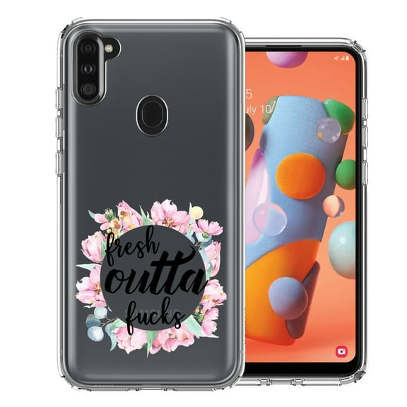 MUNDAZE For Samsung Galaxy A11 Fresh Outta Fs Design Double Layer Phone Case Cover