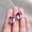 Rose, variant on Natural Pink Amethyst Earrings, 14K Solid White Gold Amethyst Earrings, February Birthstone, Prong Earring, Christmas Gift, Amethyst Jewelry