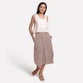 thumbnail image 4 of Kashish Dabu Block Printed Cotton Midi Skirt, 4 of 5