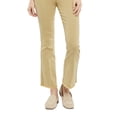 thumbnail image 3 of NYDJ Women's Ankle Flare Frayed Hem Jeans Brown Size 14, 3 of 3
