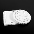 thumbnail image 2 of 2 Piezas Redondas Trenza Cuadrada Brazalete Trenzado de Encaje Pulsera Hecha a Tejer a Mano Suministro Para el Hogar Octpeak NO, 2 of 3