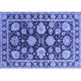 thumbnail image 1 of Ahgly Company Indoor Rectangle Oriental Blue Traditional Area Rugs, 3' x 5', 1 of 4