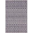 thumbnail image 2 of Unique Loom Trellis Collection Tribal Geometric Transitional Indoor and Outdoor Flatweave Area Rug, 6' x 9', Light Gray/Blue, 2 of 2