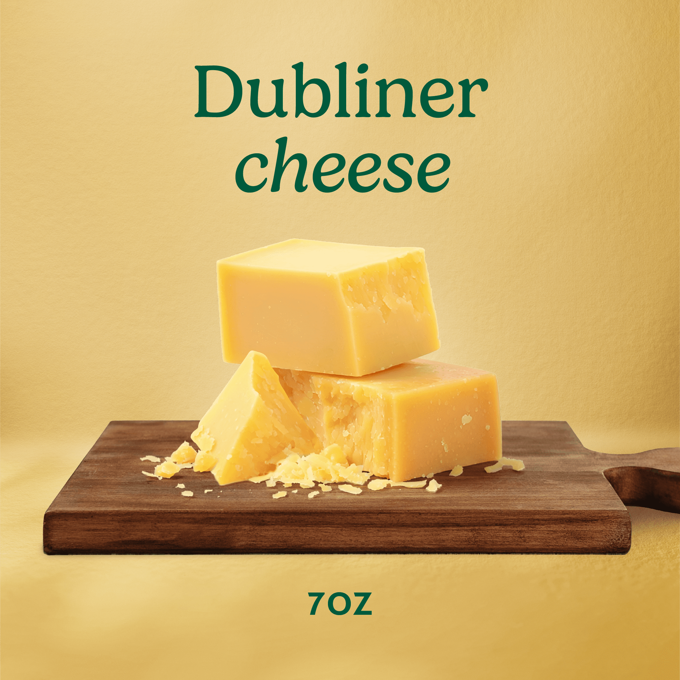 Kerrygold Irish Grass-Fed Dubliner Irish Cheese Block,  7oz.