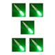 thumbnail image 1 of Wosthever Palo luminoso Plástico resistente al desgaste LED Luz de noche Clips de punta de caña de pescar Lámpara práctica Lightstick Bite Green Type2 NO2 Wosthever CBP393746, 1 of 5