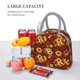 thumbnail image 5 of Balery Red Plaid Sunflower Bolsa de Almuerzo para Mujeres, Caja de Almuerzo, Bolsa de Almuerzo Pequeña Impermeable, Tote de Almuerzo Reutilizable con Gran Capacidad, 5 of 6