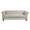Linen Beige, variant on Morden Fort 3-Seater Chesterfield Sofa Couch with Rolled Arm and Wooden Frame, for Living Room