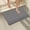 Gray, variant on sruoe Bath Rugs, Bath Mats for Bathroom Floor, Bathroom Rugs, Non Slip WaterAbsorbent Stain Resistant Bath Mats, Polyester Mat, Bathroom Door Mat Household Use, Brown