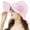 Pink, variant on Womens Sun Straw Hat Wide Brim Summer Hat Foldable Roll up Floppy Beach Hats for Women