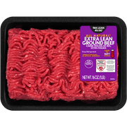 96% Lean / 4% Fat Extra Lean Ground Beef, 1 lb Tray, Fresh, All Natural*