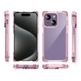 thumbnail image 3 of Shockproof Clear Designed for iPhone 15 Plus, [Camera & Screen Raised Edge Protection] [Air Guard Four Corner Bumper 15FT Drop Protection] [Not Yellowing] Soft Slim Silicone Case, Pink, 3 of 9