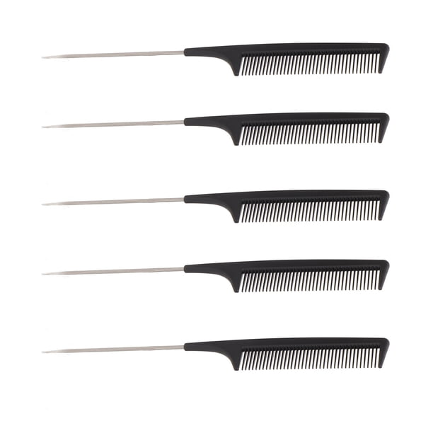 Peines de cola de despedida, 10 peines de cola de rata, peine de cola de caballo, peines de separación de cabello, funcionalidad de alta precisión