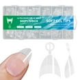 thumbnail image 1 of Graflsoa 600-Piece Matte Short Nail Tips Set, No-File No-Trace Armor Nails, 12 Sizes in 5 Styles, Compact 22.5x12.5x2cm Box, 123g Lightweight, 1 of 6