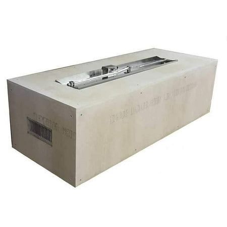 Hpc Rectangular Unfinished Fire Pit W 49 X 8 Fppk Insert