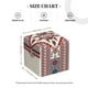 thumbnail image 4 of Balery Fashion Tatreez Porta Pañuelos de Cuero con Estampado – Funda Moderna Cuadrada para Caja de Pañuelos, Dispensador 5x5x5'', 4 of 7