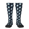 thumbnail image 1 of Balery Christmas Gnome blue Calcetines novedosos Calcetines deportivos Calcetines hasta la rodilla Calcetines de algodón Calcetines originales y geniales, 1 of 6