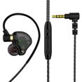 thumbnail image 1 of Auriculares Auriculares con cable Auriculares con micrófono incorporado Auriculares con control en línea con conector de 3,5 mm, Negro transparente sidaley EL003439-03B, 1 of 2