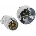 thumbnail image 5 of Lojalitet Enchufe de Remolque de 7 Pines Macho y Enchufe de Remolque Hembra de 7 Pines, Enchufe de Remolque de Metal Impermeable de 12 V Enchufe de Enganche de 7 Pines, Enchufe de Remolque para, 5 of 5