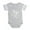 Heather Gray, variant on - Gothic Skull Initial Z - Cute Infant Baby Football Bodysuit