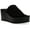 Black, variant on Womens AKVENTI Slip On Lifestyle Wedge Sandals
