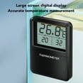 thumbnail image 3 of Fish Tank Thermometer, Digital Display Aquarium Thermometer 230mAh  for Reptile Black,White, 3 of 7