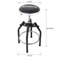 thumbnail image 2 of Heavy Duty Adjustable Hydraulic Shop Stool Adjustable Mechanic Stool Foot Rest Stool 360Â° Swivel, 2 of 13