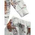 thumbnail image 2 of goowrom Baby Long Sleeves + Trousers, Tiger Pattern Cartoon Round Neck, 2 of 7
