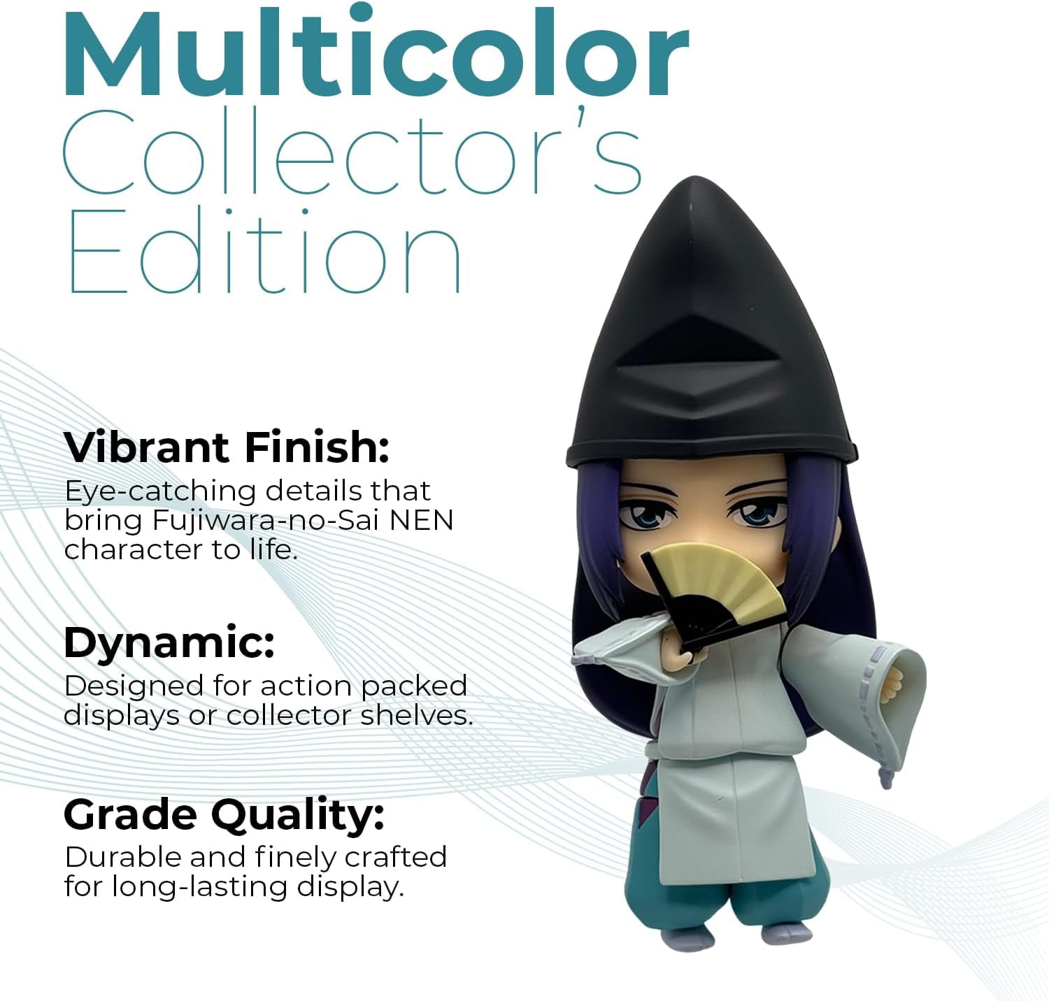 AURUS Good Smile Hikaru no Go Fujiwara-no-Sai Nendoroid PVC Action Figure, Multicolor Anime Collectible