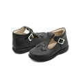 thumbnail image 2 of Zapato Escolar Dogi para Niña Ajuste T Piel Negro 21, 2 of 6