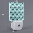 thumbnail image 2 of Cauagu Lovely Roosters Print LED Nightlight,0.5W Night Lights Plug into Wall 1 Pack with Dusk-to-Dawn Light Sensor Soft Glow Lamp for Bathroom Adult Hallway-US, 2 of 7
