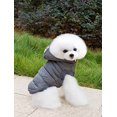 thumbnail image 3 of El suéter para perros te mantiene abrigado y cómodo. Ropa para perros de dos patas. Suéter con capucha. Chaqueta informal para mascotas. Ropa para perros pequeños y medianos. Ormromra GX-249, 3 of 5