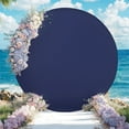 thumbnail image 4 of 6ft/6.5ft/7.2ft Circle Backdrop Cover Round Fabric Photo Background, Round Arch Backdrop Cover For Birthday Parties, Wedding Ceremonies, Photo Booth Backdrops, 4 of 8