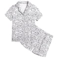 thumbnail image 2 of Luvoko Ensemble de Pyjama à Manches Courtes pour Enfants Filles Imprimé Animaux, 2 of 3