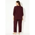 thumbnail image 2 of Catherines Women's Plus Size Petite Luminary 3-Piece Pant Suit, 2 of 5