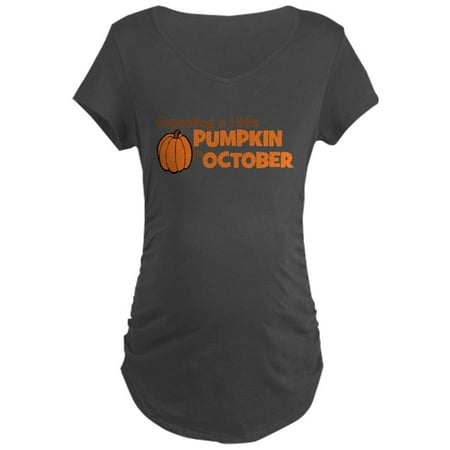

CafePress - Expecting Pumpkin October Maternity Dark T Shirt - Maternity Dark T-Shirt
