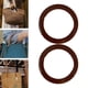 thumbnail image 5 of beautywom 2 piezas Asas para bolso de mujer, cinturones, herramienta de repuesto, suministros decorativos para marrón redondo, 5 of 9