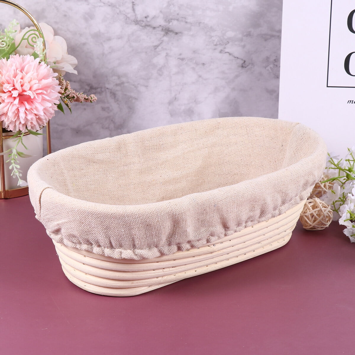 1 Sets Oval Shape Proofing Basket Bread Fermentation Proofing Basket