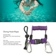 thumbnail image 3 of Diving  Hook, Stainless Steel Flexible Anti Lost Diving Camera Rope Diving  Hook Spring Rope, 3 of 7
