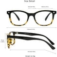 thumbnail image 6 of LifeArt Blue Light Blocking Reading Glasses (Square Frame, +2.50 Magnification), 6 of 9