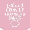 thumbnail image 4 of Inktastic Banker Future Job Boys or Girls Baby Bib, 4 of 4