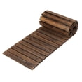 thumbnail image 3 of Anvazise 8FT x 43cm Garden Pathway, Wooden Garden Pathway, Outdoor Roll Out Walkway Pathway, Wooden Garden Bridge Walking Passage, 3 of 13