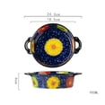 thumbnail image 2 of Ceramic Baking Dish Tableware Baking Spaghetti Baking Dish High Temperature Resistant With Handle for Oven Microwave Oven, 2 of 4