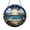 Acrylic 3.5 Inch, variant on Coastal Sunset Stained Glass Suncatcher, Fantasy Beach Path Window Hanging Decor, Ocean Inspired Art Glass Panel Accent for Seaside Home Gift
