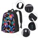 thumbnail image 2 of Easygdp Tropical Palm Leaves Mochila de Gran Capacidad Minimalista Ideal para Escuela, Viajes y Uso Diario, 2 of 6