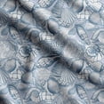 thumbnail image 1 of Soimoi Sea Shell Printed, Poly Canvas Fabric, Decor Sewing Fabric by The Yard 56 Inch Wide,Decorative Fabric for Curtains Tote Bags, Blue, 1 of 5