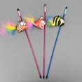 thumbnail image 3 of Cheers.US Cats Teaser Toy Attractive Perfect Gifts Fabric Ocean Fish Decorative Wand Stick Ocean Fish Style, Relieve Boredom, Bite-resistant for Household, 3 of 11