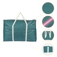 thumbnail image 3 of Unique Bargains 1 Pack Clothes Storage Bags Moving Bags Army Green 23*16*10in, 3 of 7