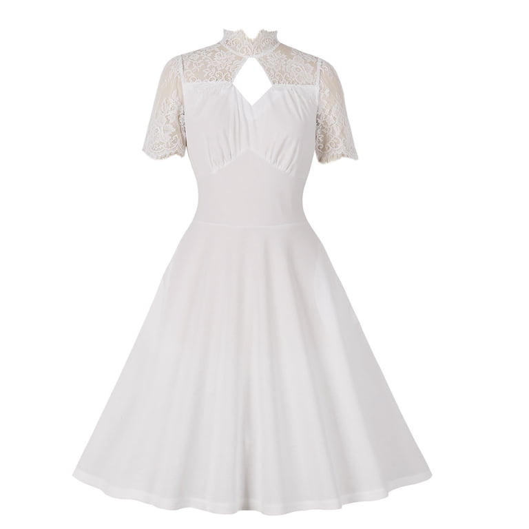 slim fit dress slacks Wedtrend Women White Graduation Dress Off The Shoulder A Line Satin Ruffled Grad Ceremony Dress, White / US16