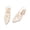 apricot, variant on Women pointed-toe sandals with ankle straps and buckles